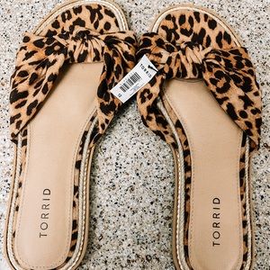 Torrid leopard sandals